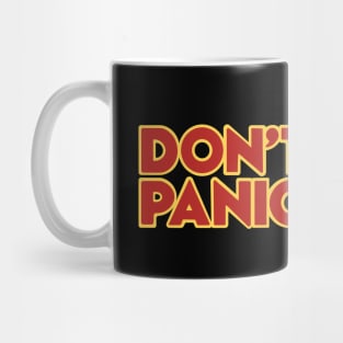 Hitchhiker Galaxy Don't Panic Mug